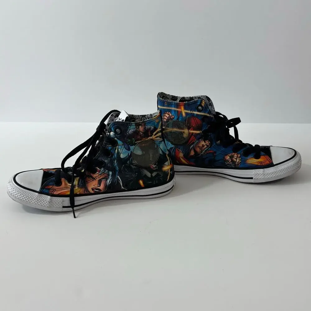 Converse DC Comics x Chuck Taylor Justice League Size Mens 6.5 Womens 8.5 - Picture 3 of 6